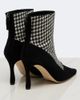 Manolo Blahnik Manolo Blahnik Gosta houndstooth suede-trimmed ankle boots - 4