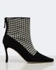 Manolo Blahnik Manolo Blahnik Gosta houndstooth suede-trimmed ankle boots - 6