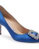 Manolo Blahnik Manolo Blahnik Hangisi 70mm Crystal Buckle Pump - 1
