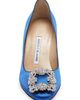 Manolo Blahnik Manolo Blahnik Hangisi 70mm Crystal Buckle Pump - 4