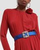 Manolo Blahnik Manolo Blahnik Hangisi crystal-embellished satin belt - 2