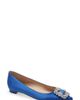 Manolo Blahnik Manolo Blahnik Hangisi Crystal Buckle Flat - 1