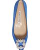 Manolo Blahnik Manolo Blahnik Hangisi Crystal Buckle Flat - 5