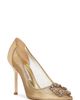 Manolo Blahnik Manolo Blahnik Hangisi Crystal Buckle Mesh Pointed Toe Pump - 1