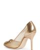 Manolo Blahnik Manolo Blahnik Hangisi Crystal Buckle Mesh Pointed Toe Pump - 2