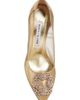 Manolo Blahnik Manolo Blahnik Hangisi Crystal Buckle Mesh Pointed Toe Pump - 5