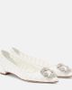 Manolo Blahnik Manolo Blahnik Hangisi embellished organza ballet flats - 1