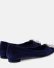 Manolo Blahnik Manolo Blahnik Hangisi embellished velvet ballet flats - 2
