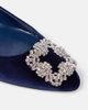 Manolo Blahnik Manolo Blahnik Hangisi embellished velvet ballet flats - 5