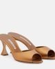 Manolo Blahnik Manolo Blahnik Jadaron metallic leather mules - 1