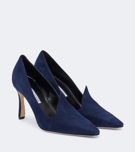 Manolo Blahnik Manolo Blahnik Maldite suede pumps