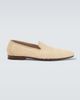 Manolo Blahnik Manolo Blahnik Mario leather-trimmed raffia loafers - 5