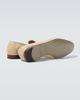 Manolo Blahnik Manolo Blahnik Mario leather-trimmed raffia loafers - 7