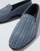 Manolo Blahnik Manolo Blahnik Mario woven leather loafers - 3