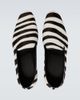 Manolo Blahnik Manolo Blahnik Mario zebra-print calf hair loafers - 4