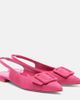 Manolo Blahnik Manolo Blahnik Maylura suede slingback flats - 1