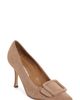 Manolo Blahnik Manolo Blahnik Maysale Buckle Pointed Toe Pump - 1