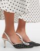 Manolo Blahnik Manolo Blahnik Maysli raffia-effect slingback pumps - 2