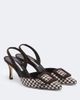 Manolo Blahnik Manolo Blahnik Mayslibi houndstooth slingback pumps - 1
