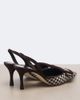 Manolo Blahnik Manolo Blahnik Mayslibi houndstooth slingback pumps - 3