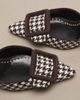 Manolo Blahnik Manolo Blahnik Mayslibi houndstooth slingback pumps - 6