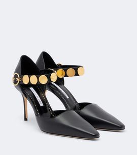 Manolo Blahnik Manolo Blahnik Morgana studded leather pumps