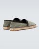 Manolo Blahnik Manolo Blahnik Nerano leather-trimmed suede espadrilles - 6