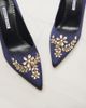 Manolo Blahnik Manolo Blahnik Pasadis embellished satin pumps - 5