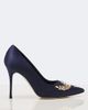 Manolo Blahnik Manolo Blahnik Pasadis embellished satin pumps - 6