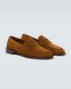 Manolo Blahnik Manolo Blahnik Perry suede penny loafers - 5