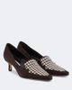 Manolo Blahnik Manolo Blahnik Petusi houndstooth suede pumps - 1