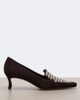 Manolo Blahnik Manolo Blahnik Petusi houndstooth suede pumps - 6