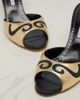 Manolo Blahnik Manolo Blahnik Pintonamu embroidered metallic leather mules - 6