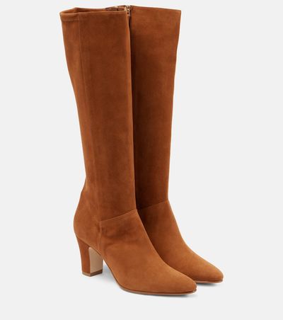 Manolo Blahnik Manolo Blahnik Pitana suede knee-high boots