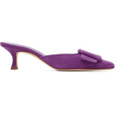 Manolo Blahnik Manolo Blahnik Purple Maysale Heels