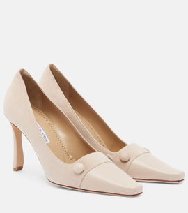 Manolo Blahnik Manolo Blahnik Quantapla suede pumps
