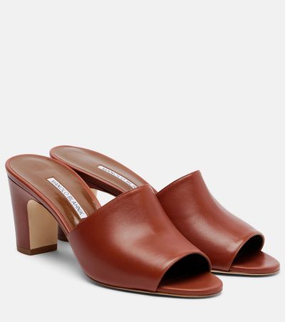 Manolo Blahnik Manolo Blahnik Rapalla leather mules