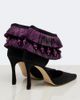 Manolo Blahnik Manolo Blahnik Sorolla embellished fringed satin pumps - 4