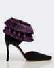 Manolo Blahnik Manolo Blahnik Sorolla embellished fringed satin pumps - 6