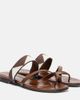 Manolo Blahnik Manolo Blahnik Susastra cotton-trimmed leather sandals - 1
