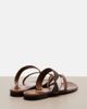 Manolo Blahnik Manolo Blahnik Susastra cotton-trimmed leather sandals - 3