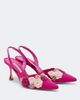 Manolo Blahnik Manolo Blahnik Svemuta floral-appliquÃ© slingback pumps - 1