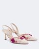 Manolo Blahnik Manolo Blahnik Svemutlasi floral-appliqué slingback pumps - 1