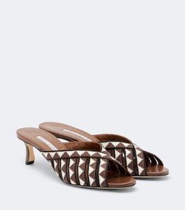 Manolo Blahnik Manolo Blahnik Trofesamu knitted mules