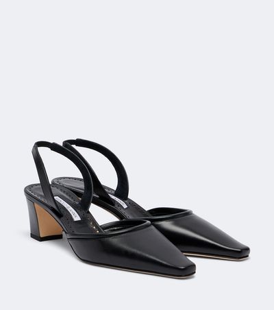 Manolo Blahnik Manolo Blahnik Vendona leather slingback pumps