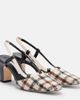 Manolo Blahnik Manolo Blahnik Vestal checked slingback pumps - 1