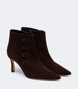 Manolo Blahnik Manolo Blahnik Vivés suede ankle boots