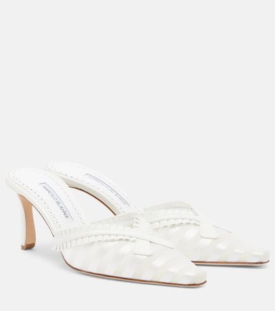Manolo Blahnik Manolo Blahnik Voluptia organza mules