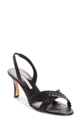 Manolo Blahnik Manolo Blahnik Volusan Slingback Sandal