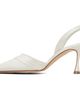 Manolo Blahnik Manolo Blahnik White Zutoslipla Heels - 3